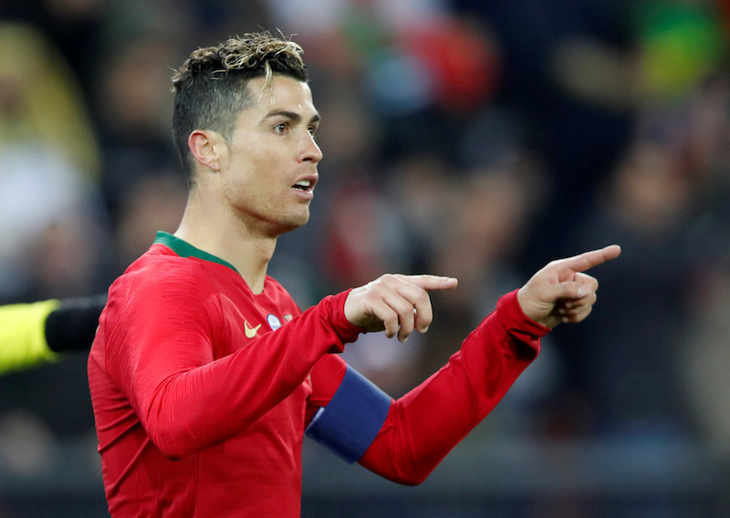 CRISTIANO RONALDO marcó cuatro goles para el equipo nacional